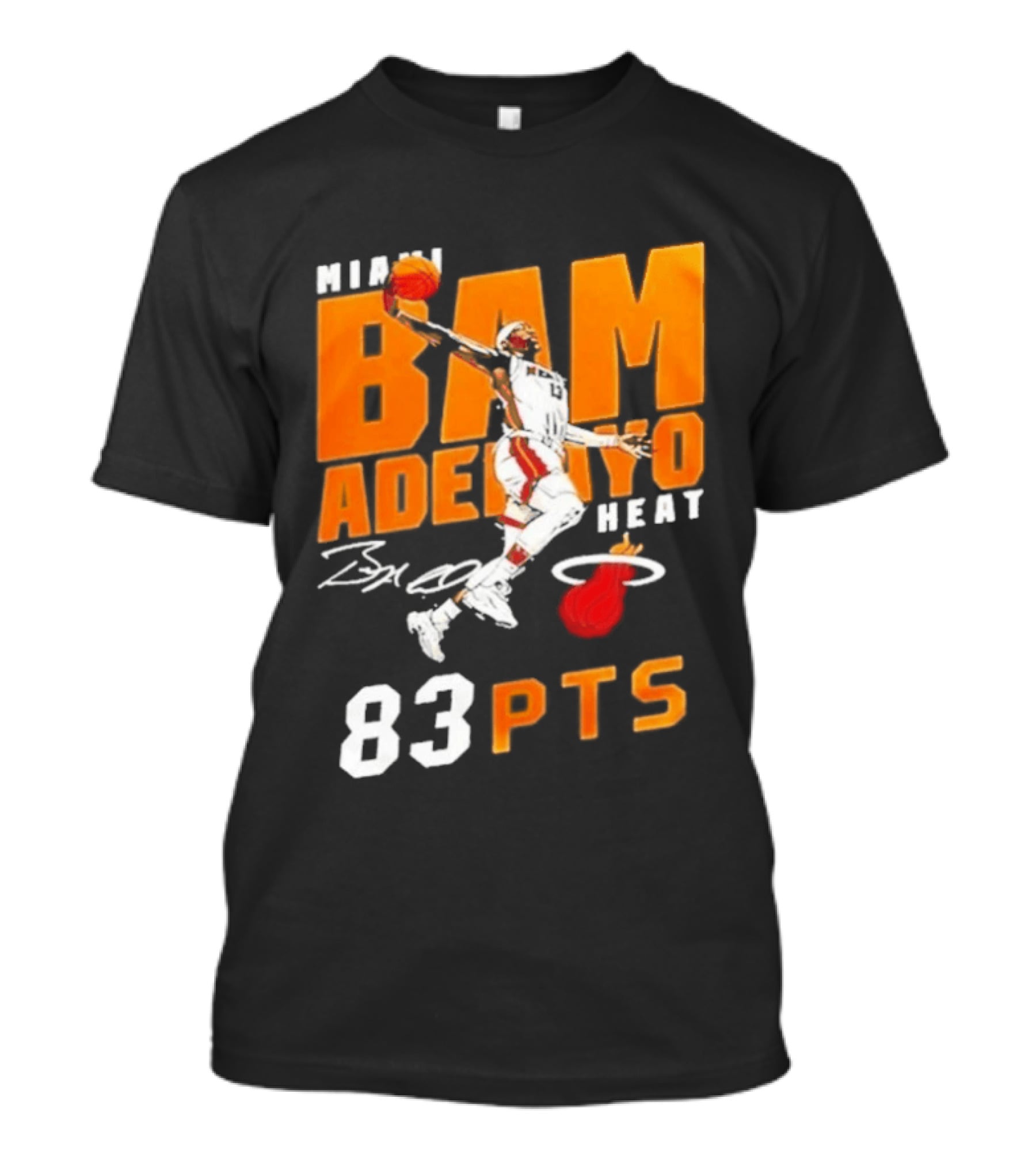 Miami Heat Bam Adebayo 83 Points Celebration T-Shirt