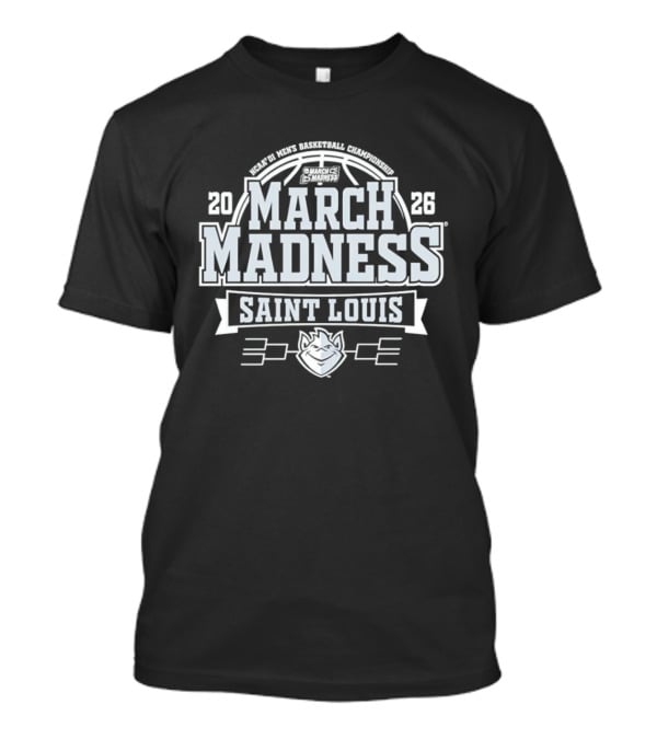 Saint Louis Billikens 2026 NCAA March Madness Basketball Tournament Bound T-Shirt