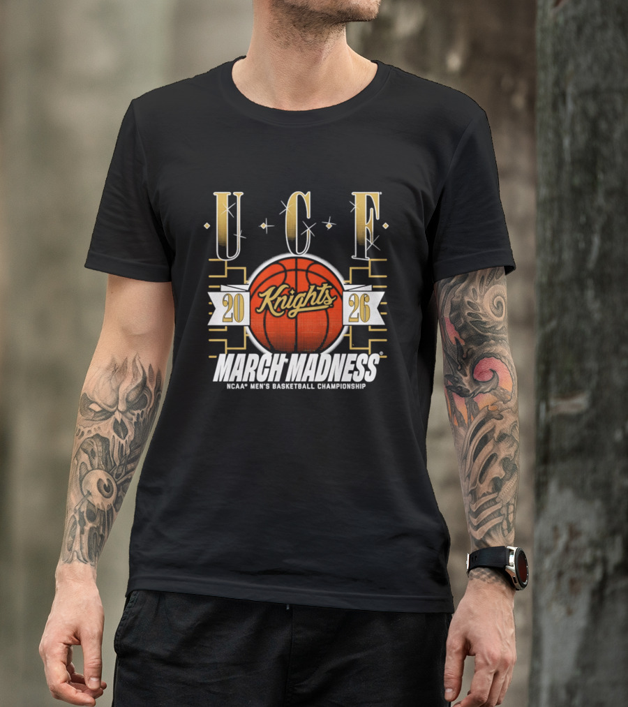 UCF Knights 2026 March Madness NCAA Men's Basketball Championship T-Shirt