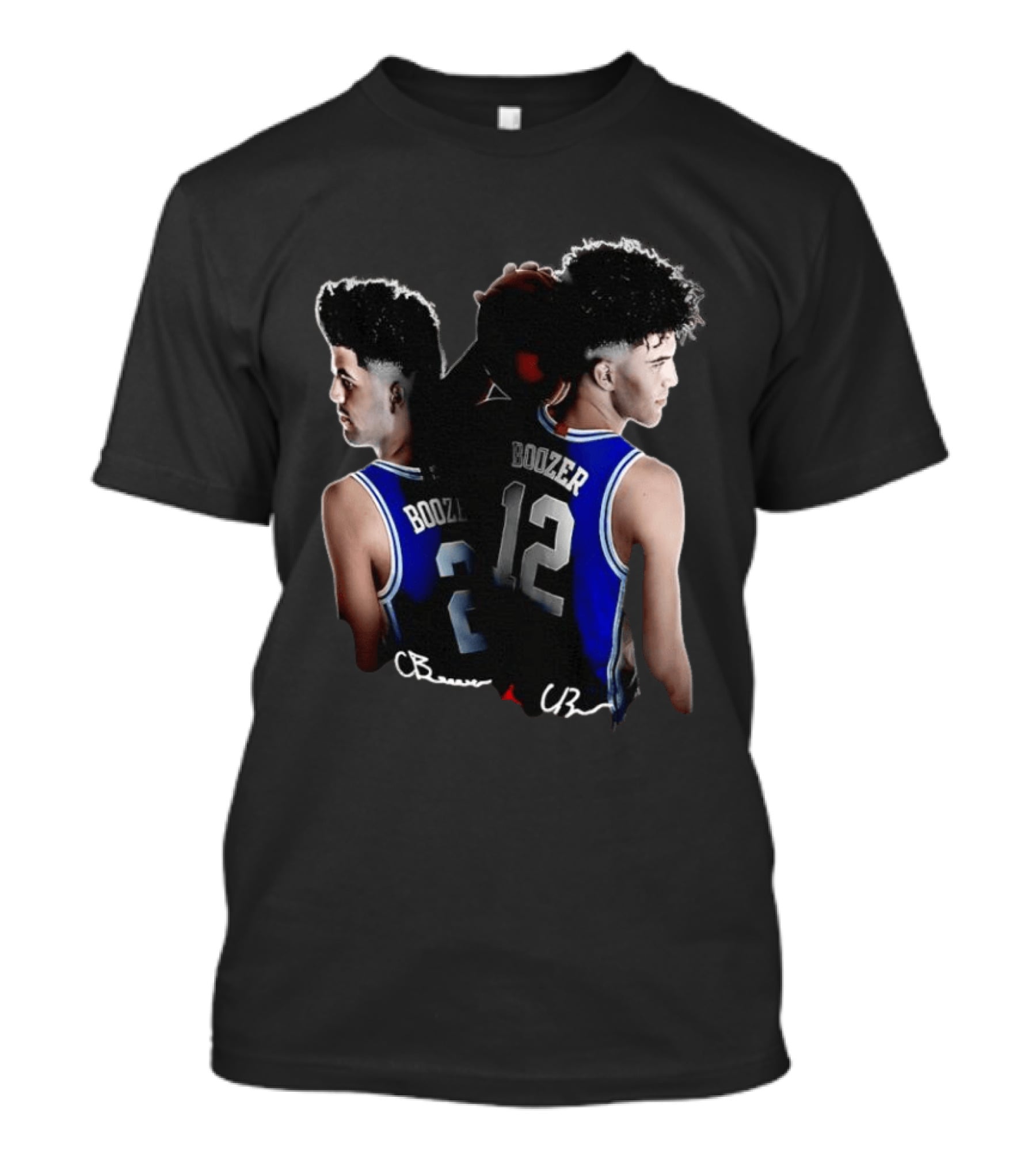 Cayden Boozer 2 Cameron Boozer 12 Jordan Basketball CB Identities T-Shirt