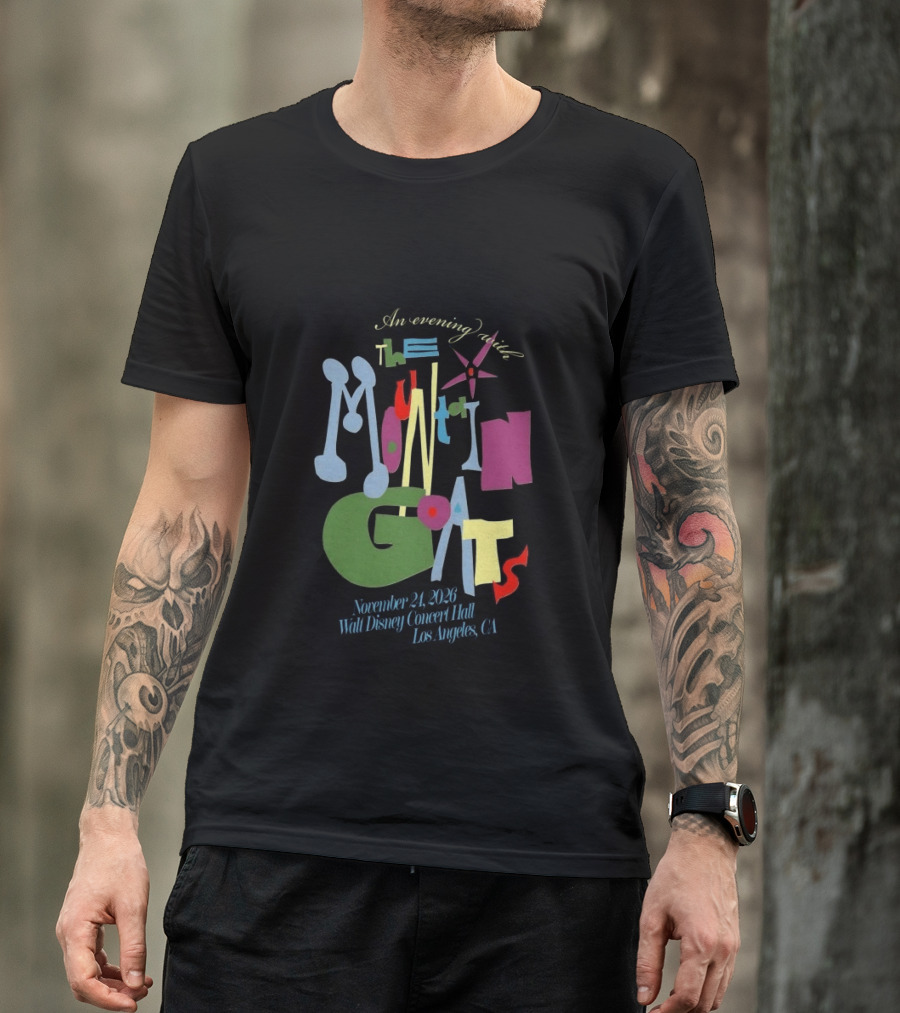 An Evening With The Mountain Goats November 24 2026 Walt Disney Concert Hall Los Angeles CA T-Shirt