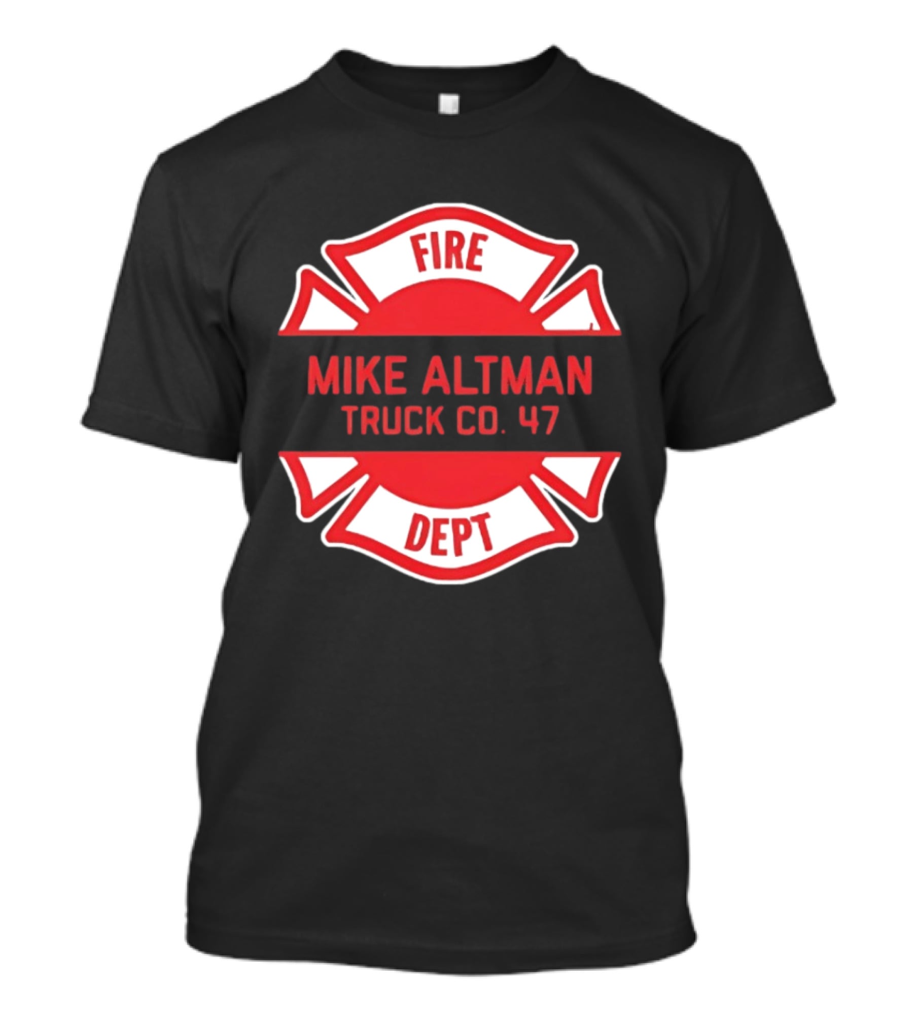 Chicago Fire Dept Mike Altman Truck Co 47 T-Shirt