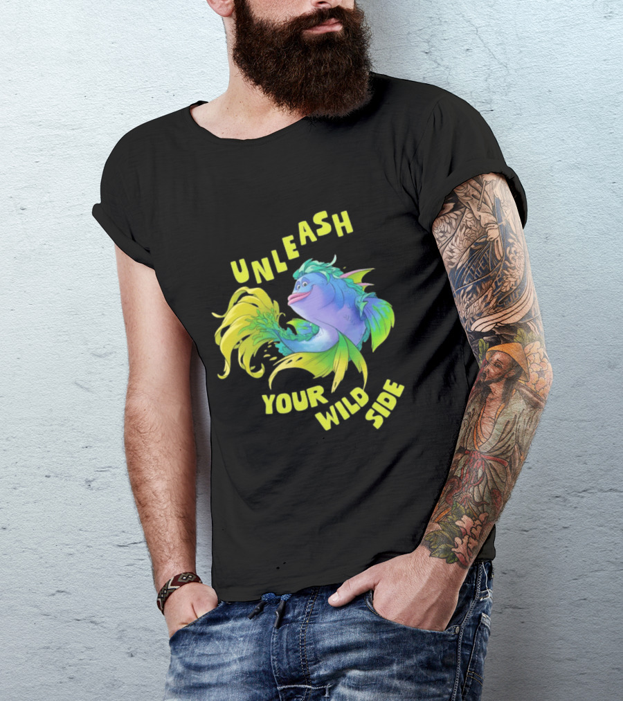 Unleash Your Wild Side Vibrant Fish Adventure T-Shirt