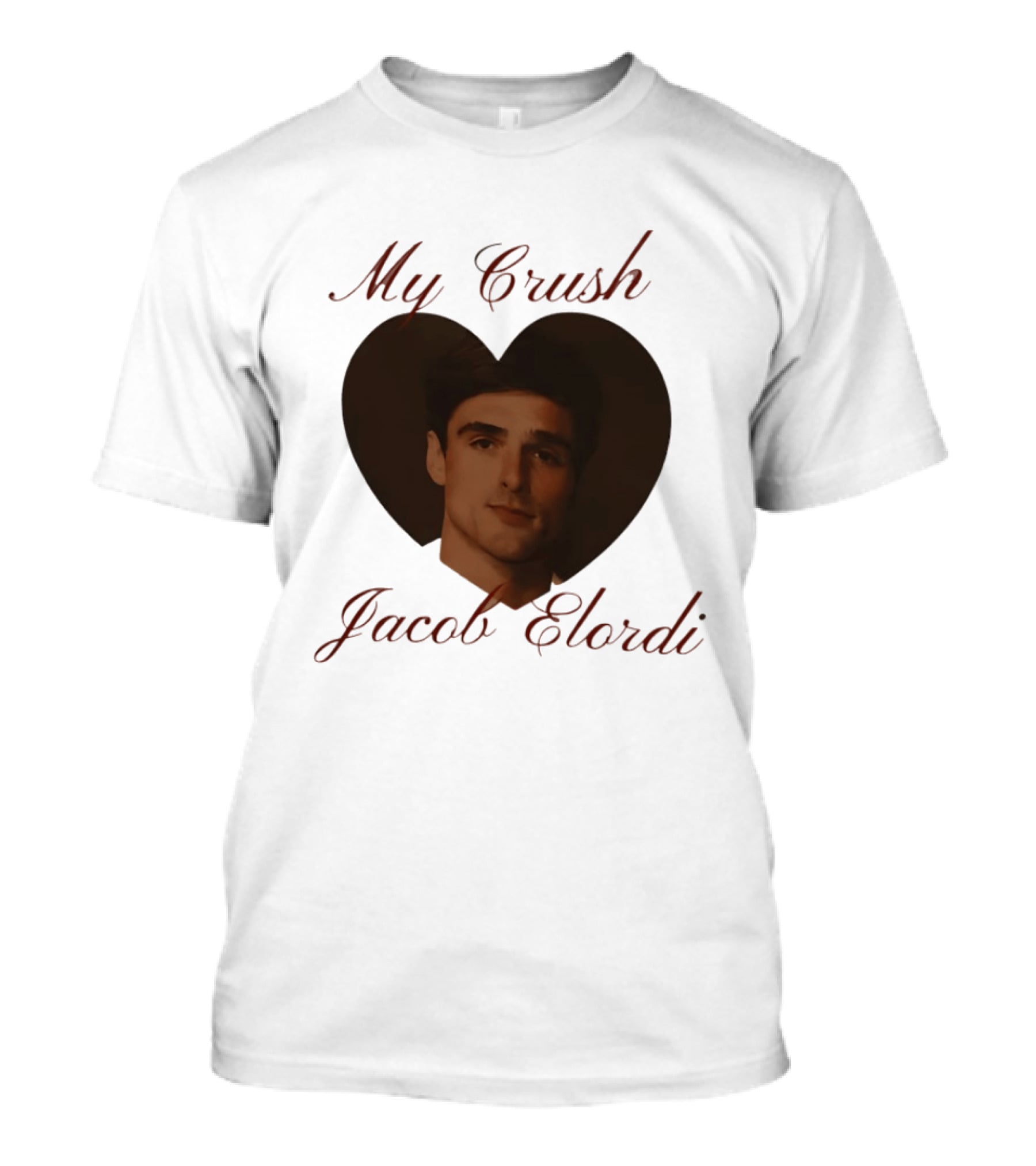 My Crush Jacob Elordi Heart T-Shirt