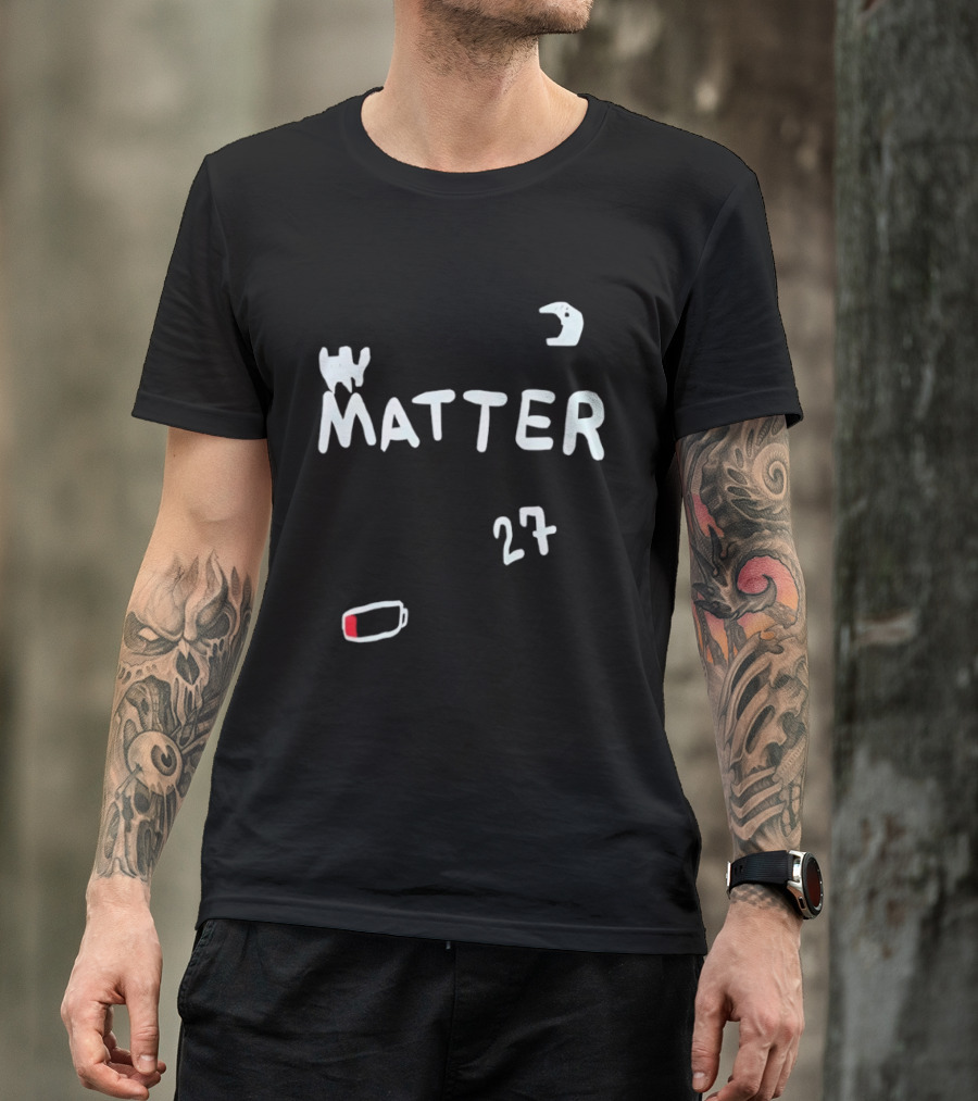 Matter Makers X Orm Kornnaphat Low Battery 27 Collaboration T-Shirt