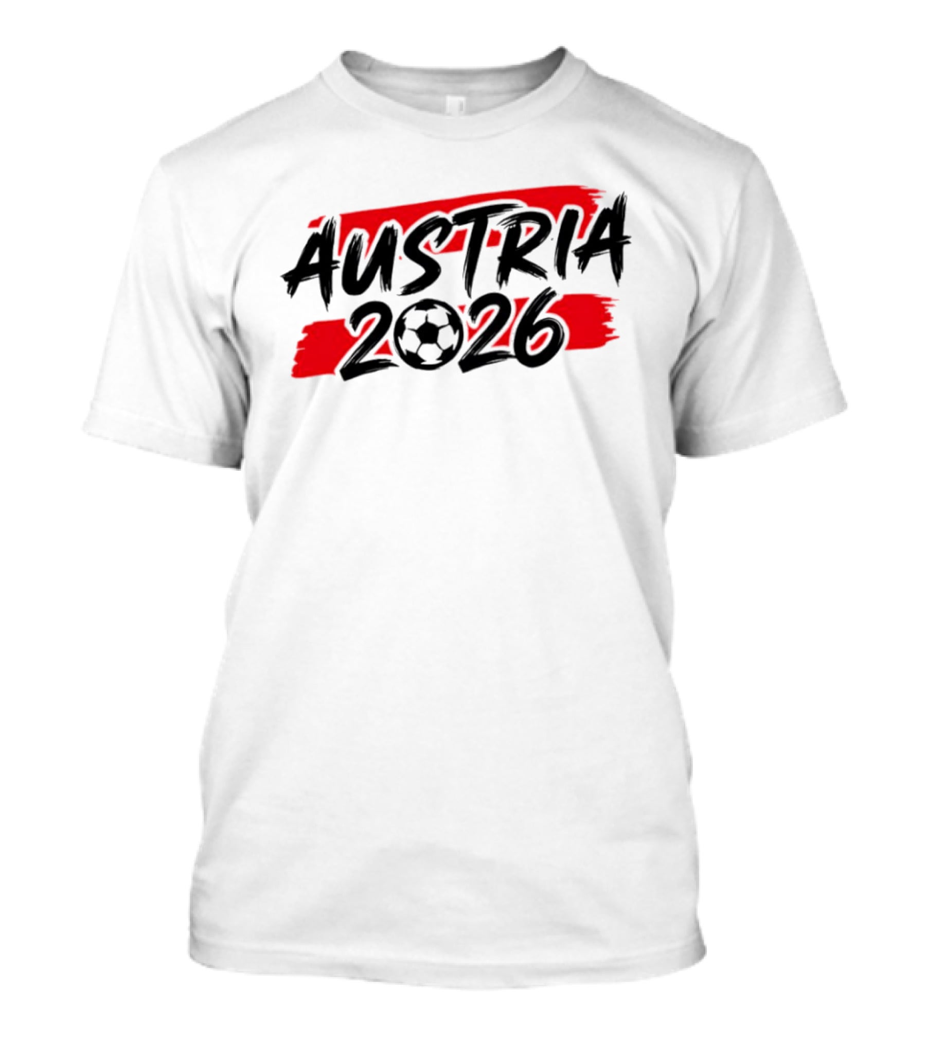 Austria 2026 Soccer Ball Graphic World Cup National Team T-Shirt