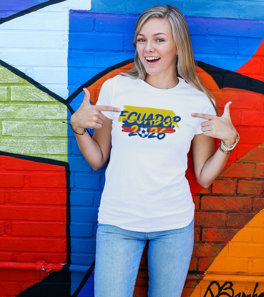 Ecuador 2026 Soccer Ball Ecuadorian National T-Shirt