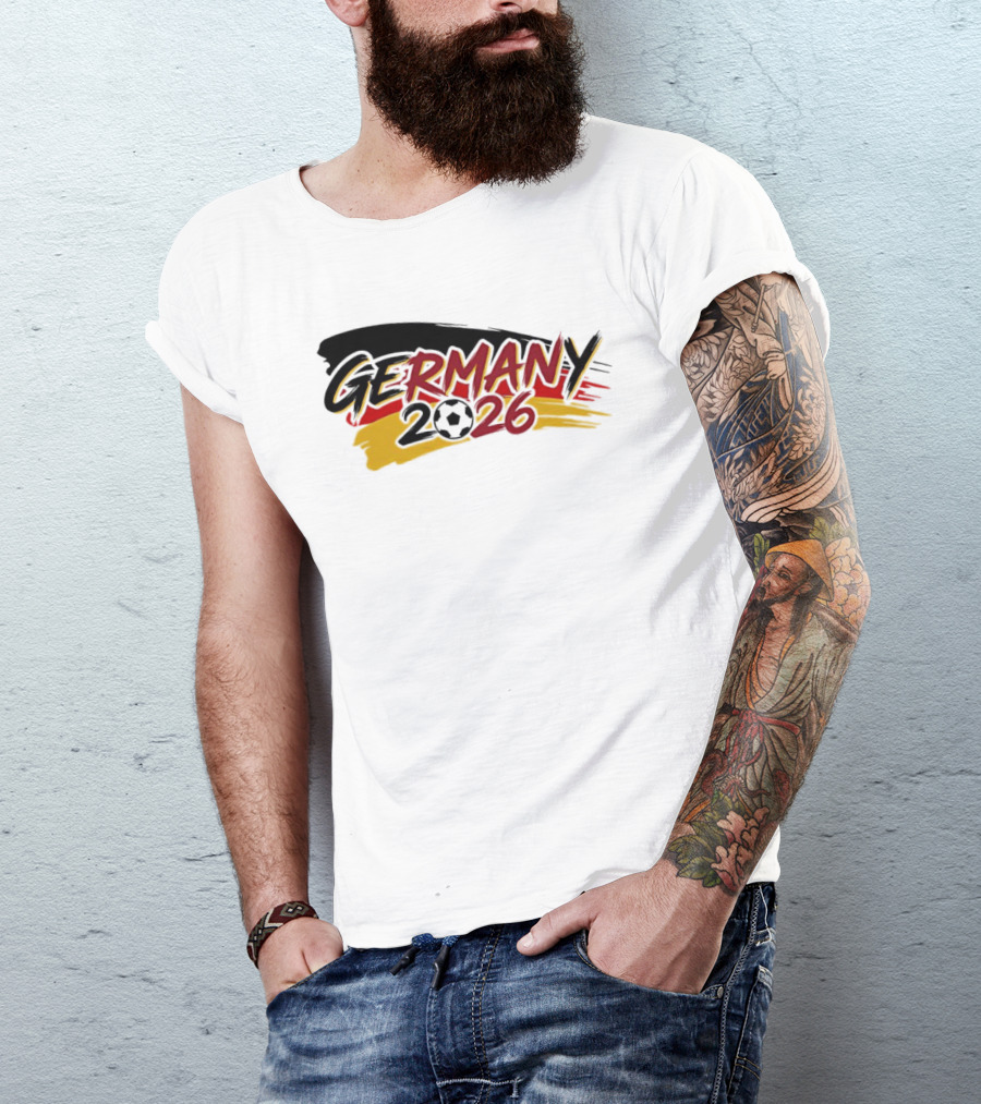 Germany 2026 World Cup Soccer Fan Gear T-Shirt