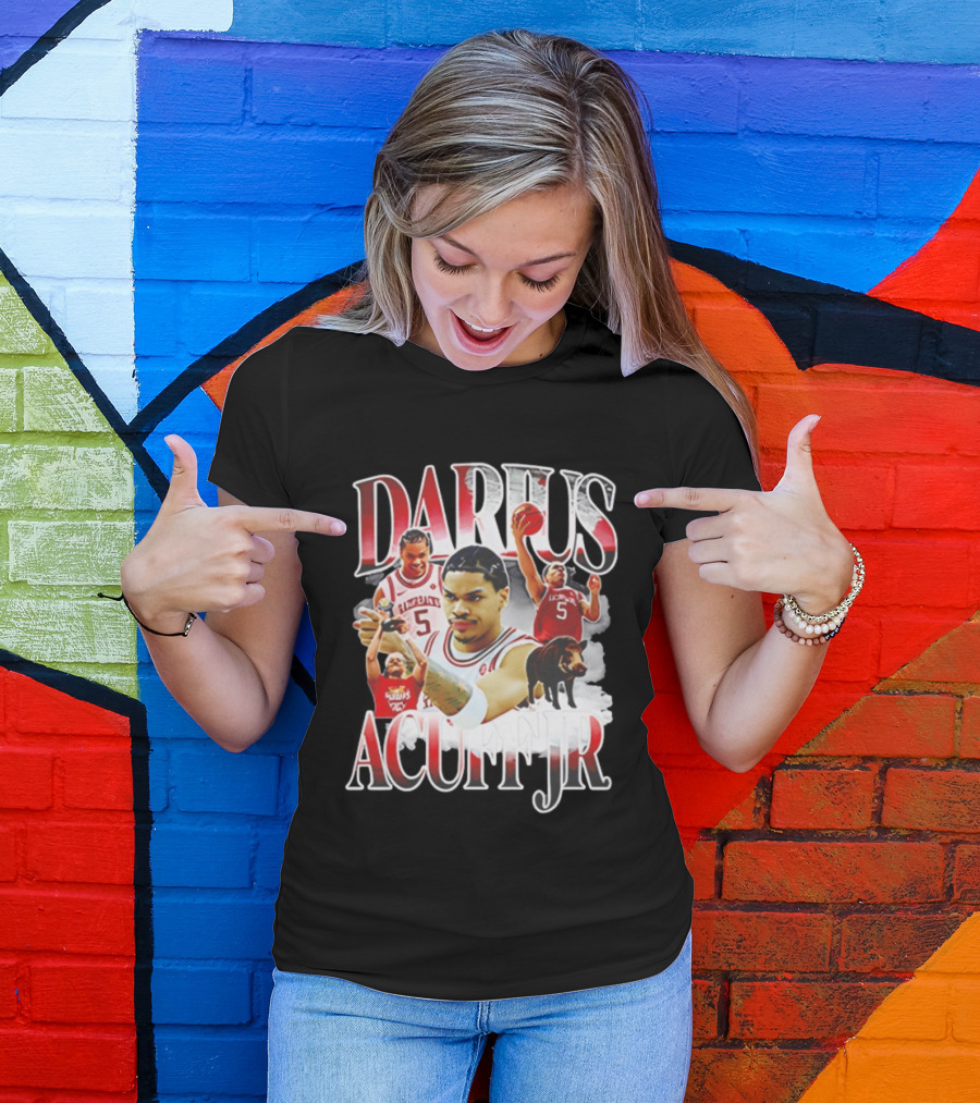 Darus Acuff Jr Arkansas Razorbacks Basketball Player Highlights T-Shirt