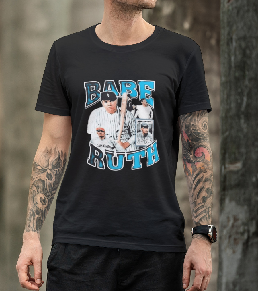 Babe Ruth New York Yankees Iconic Baseball Legend T-Shirt
