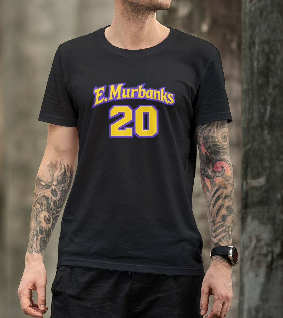 E Murbanks 20 Purple And Gold T-Shirt