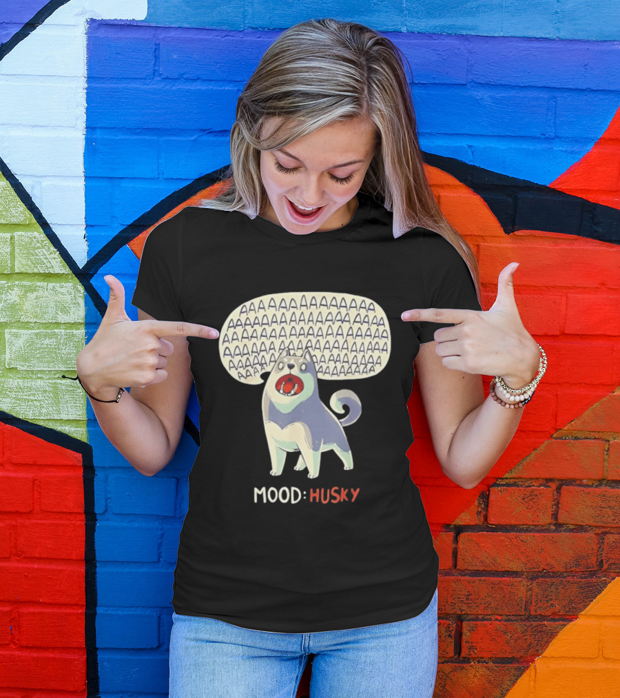 Mood Husky Howling AAAAAA T-Shirt