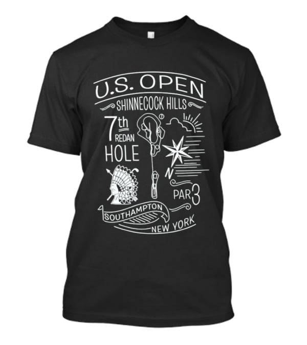 U.S. Open Shinnecock Hills 7th Redan Hole Par 3 Southampton New York T-Shirt