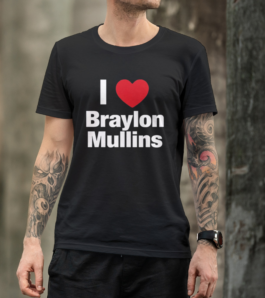 I Heart Braylon Mullins Basketball Fan Love T-Shirt