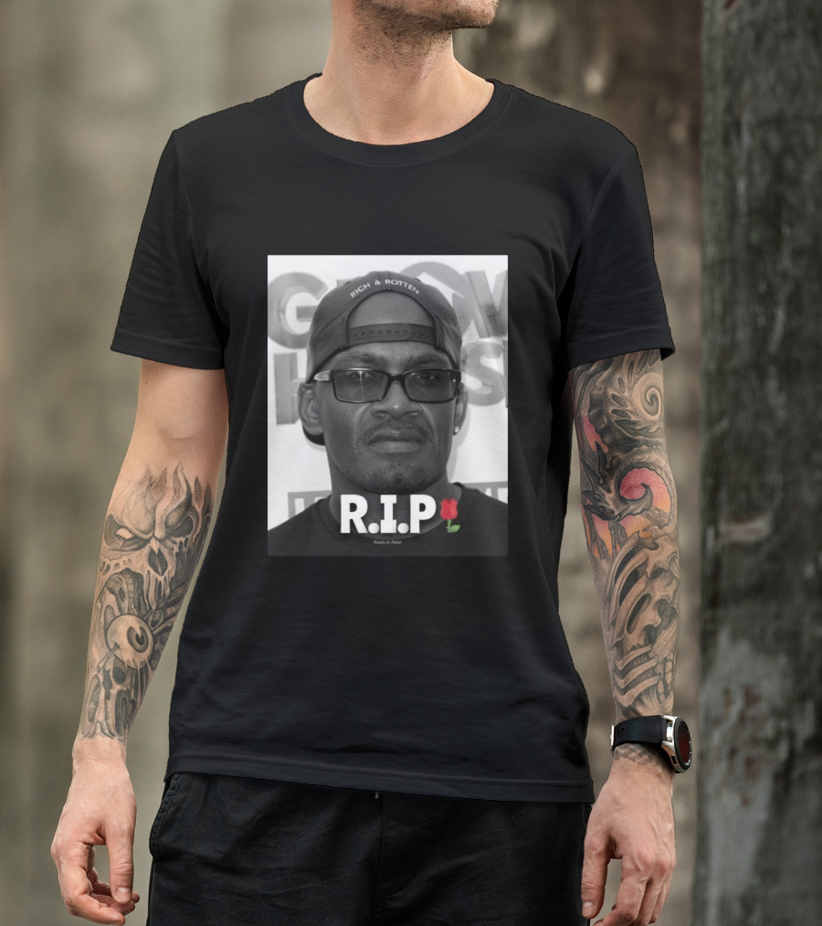 RIP Rich & Rotten Roses In PetalGrove Street Shawn Fonteno T-Shirt