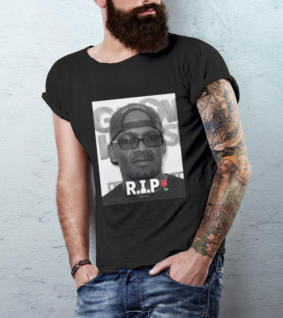 RIP Rich & Rotten Roses In PetalGrove Street Shawn Fonteno T-Shirt