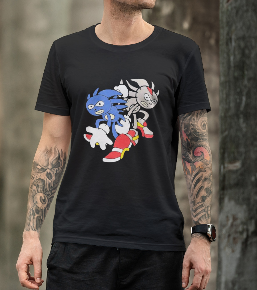 Sanic Coldsteel April Fools Meme Characters T-Shirt