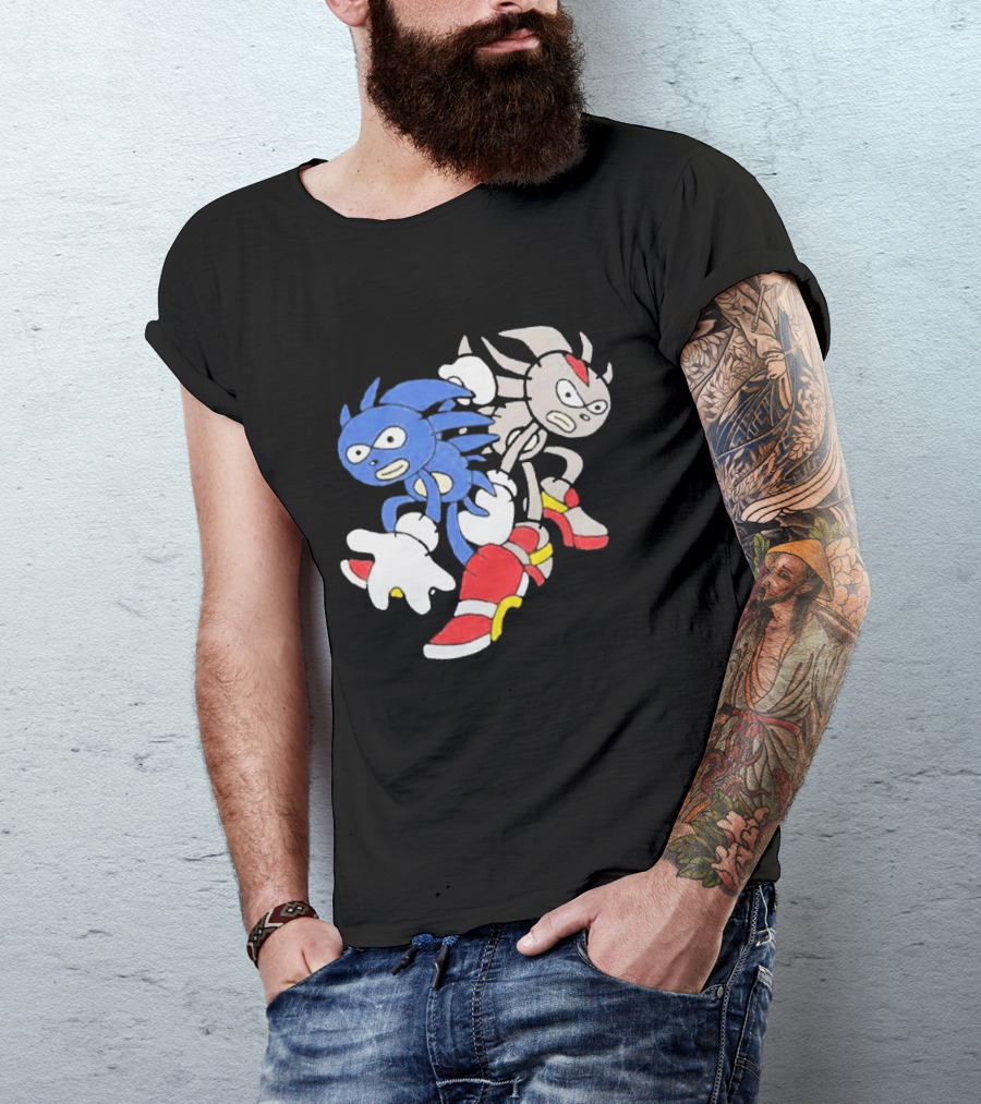 Sanic Coldsteel April Fools Meme Characters T-Shirt