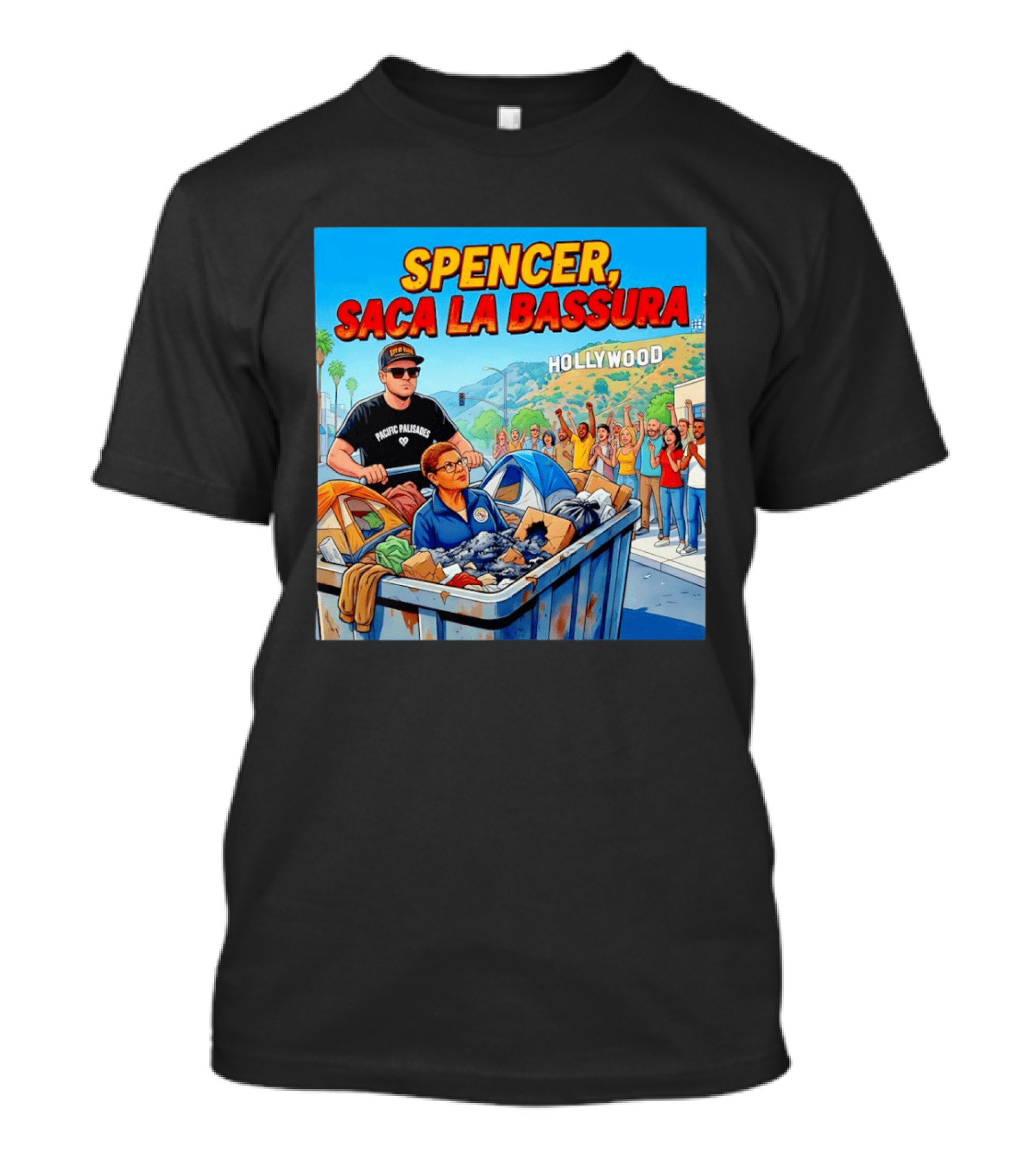 Spencer Saca La Bassura Pacific Palisades Hollywood Scene T-Shirt