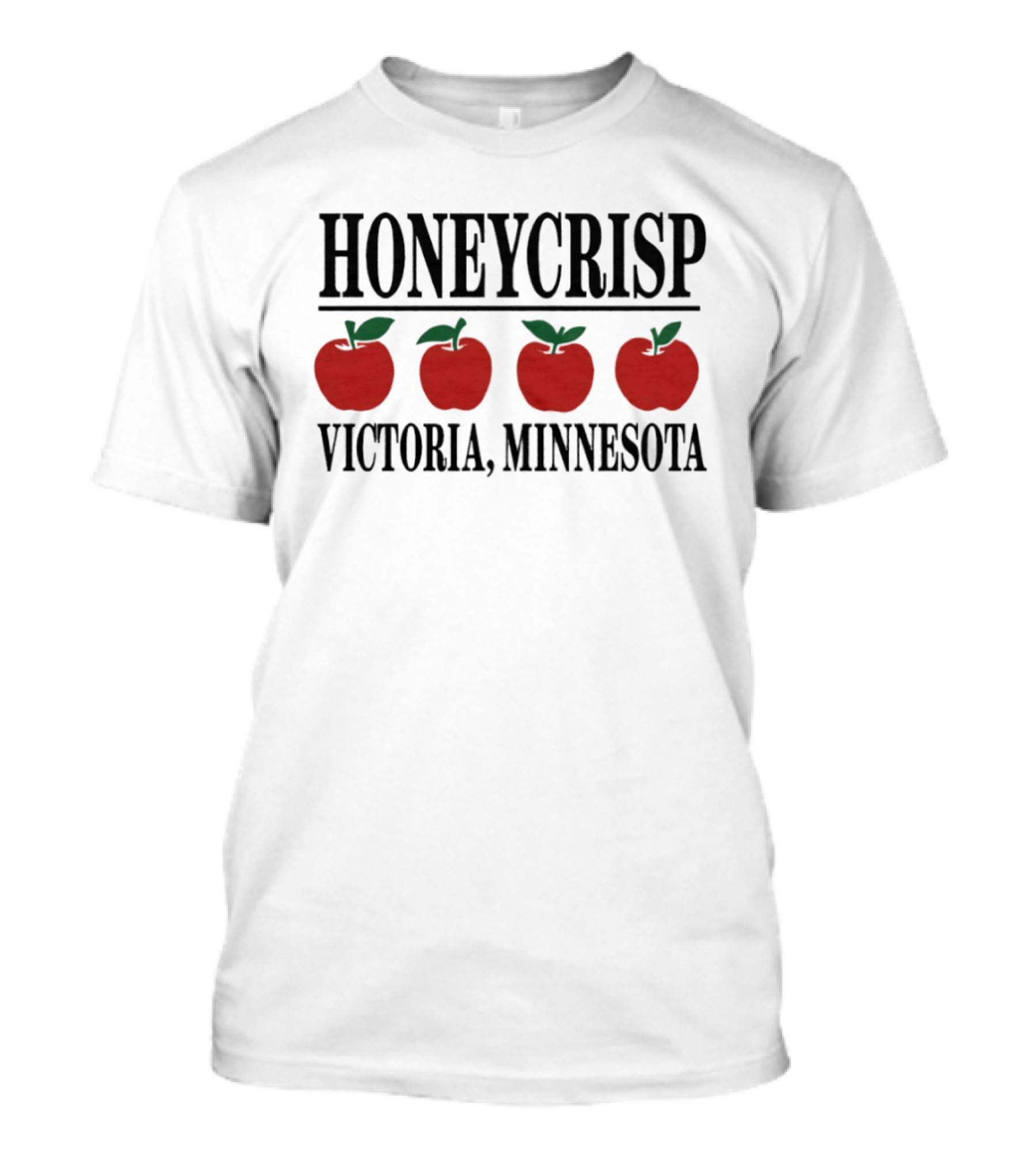Honeycrisp Apple Four Red Icons Victoria Minnesota T-Shirt