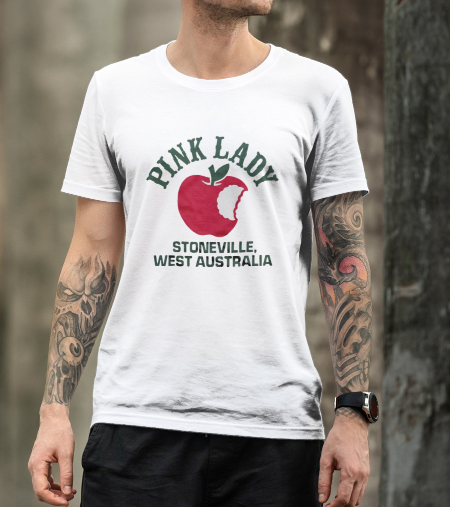 Pink Lady Apple Stoneville West Australia Bite Mark T-Shirt