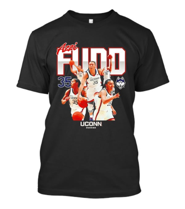 Azzi Fudd UConn Number 35 Huskies Basketball UConn Huskies T-Shirt