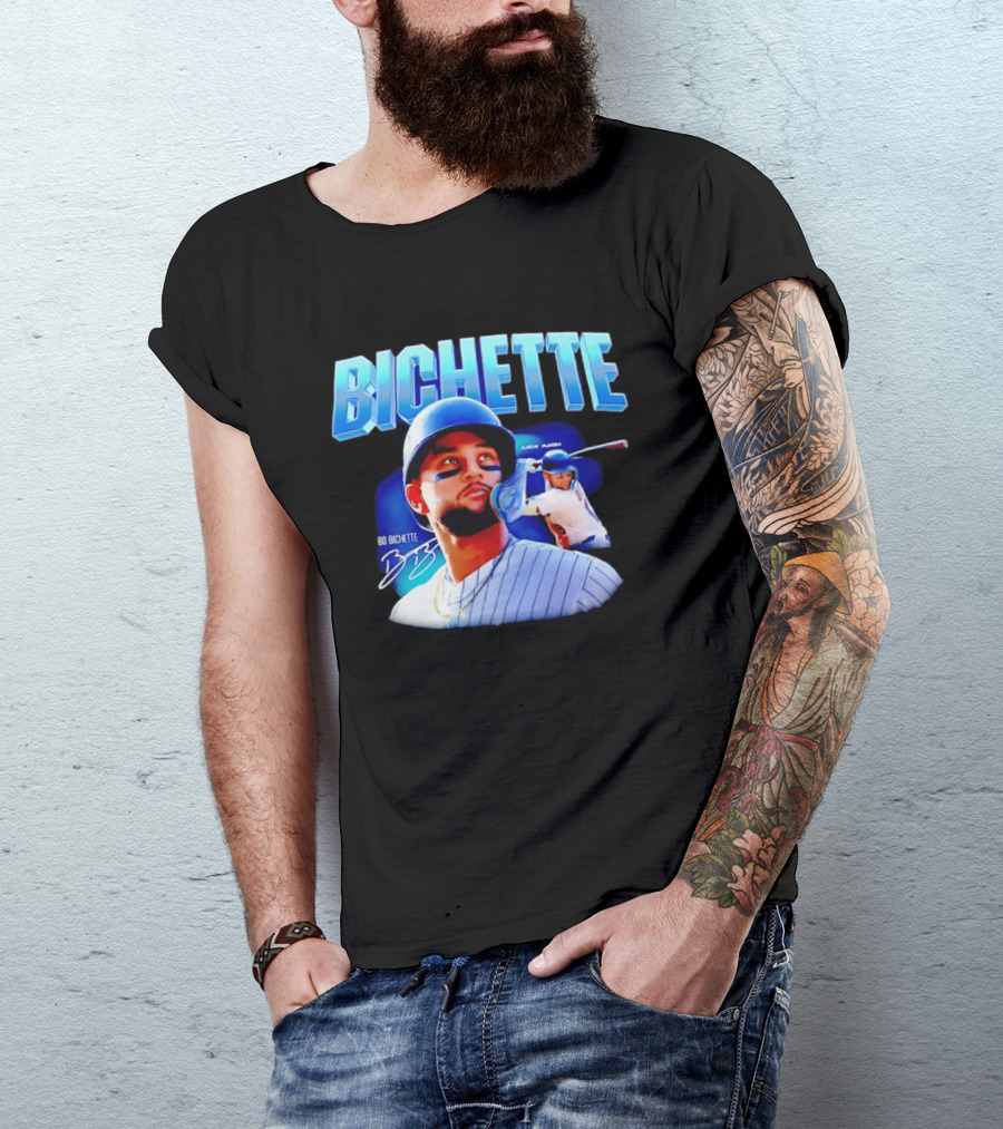 Bichette Bo Bichette Baseball Player Blue Jersey Athletic Gear T-Shirt