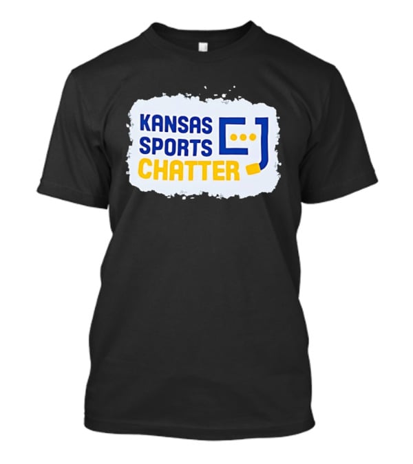 Kansas Sports Chatter Hockey Stick And Speech Bubbles T-Shirt