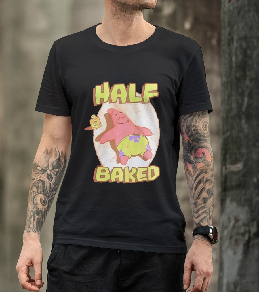 Patrick Star Half Baked SPF 45 Sunscreen Relaxation T-Shirt