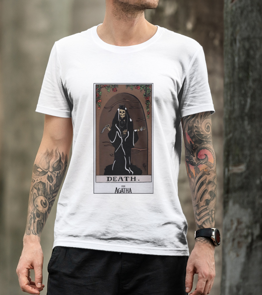 Death Tarot Card Marvel Agatha All Along T-Shirt