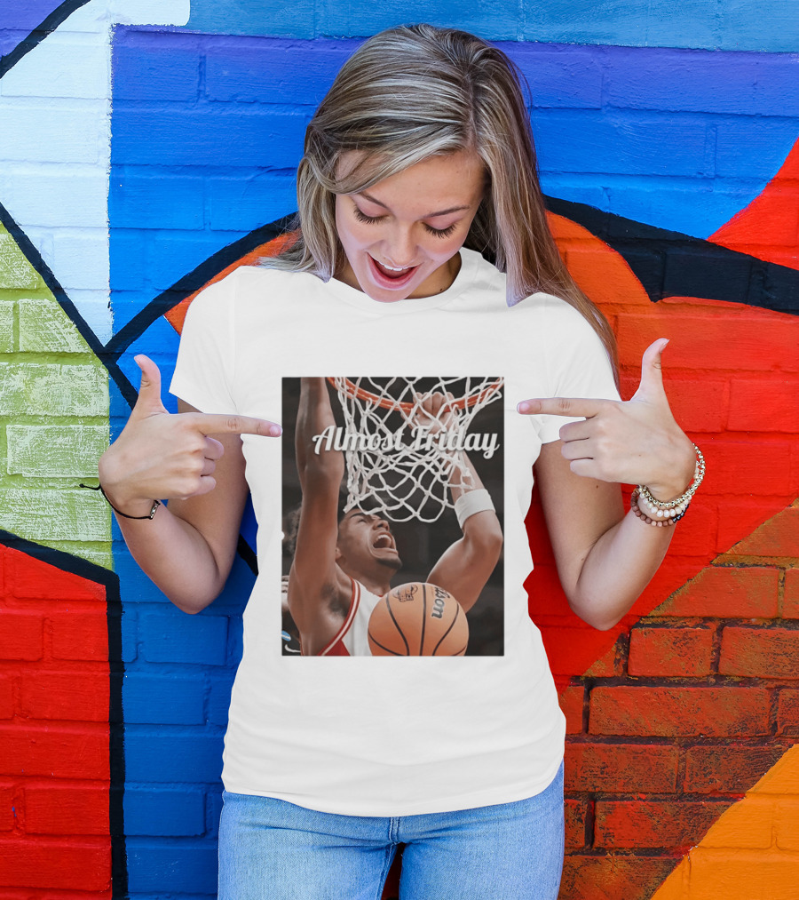 Koa Peat Arizona Wildcats Basketball Almost Friday Dunk T-Shirt