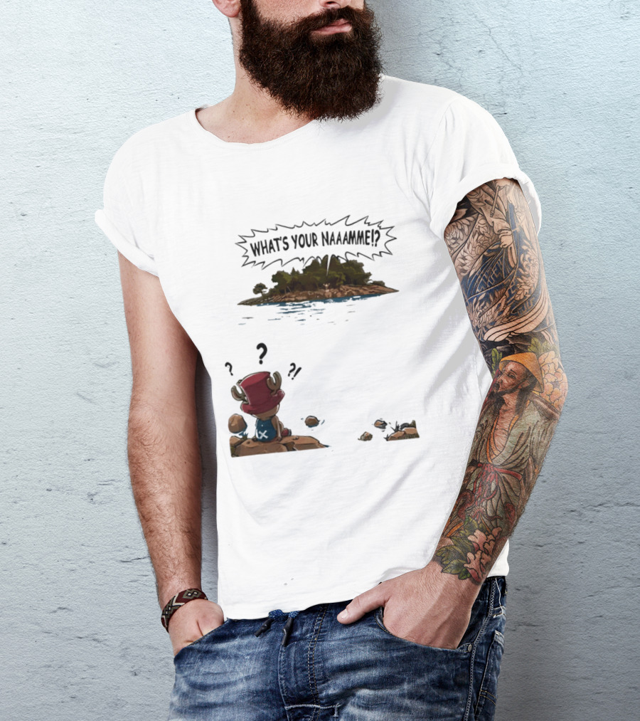 Tony Tony Chopper What's Your Name Island Question Marks T-Shirt