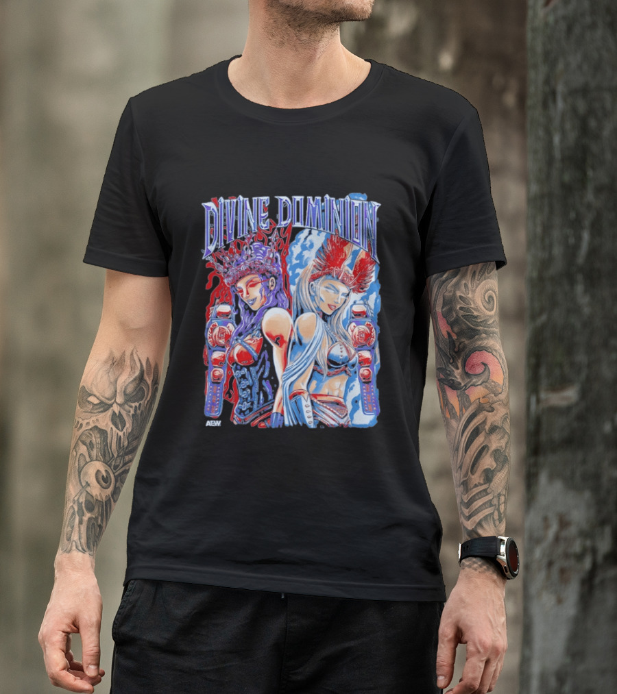 Divine Dominion AEW Megan Bayne Lena Kross Wrestling Champions T-Shirt
