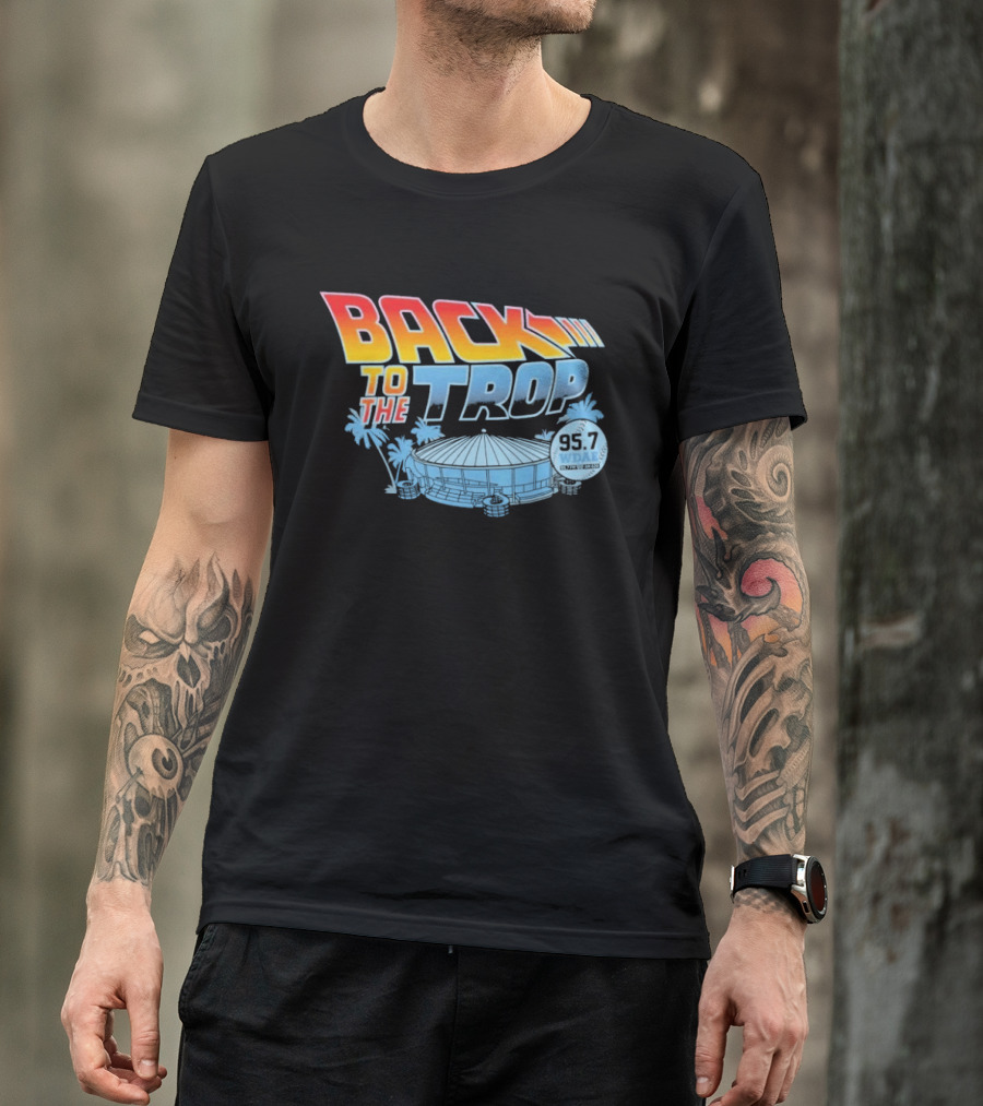 Back To The Trop Tampa Bay Rays 95.7 WDAE Tropicana Field Palms T-Shirt