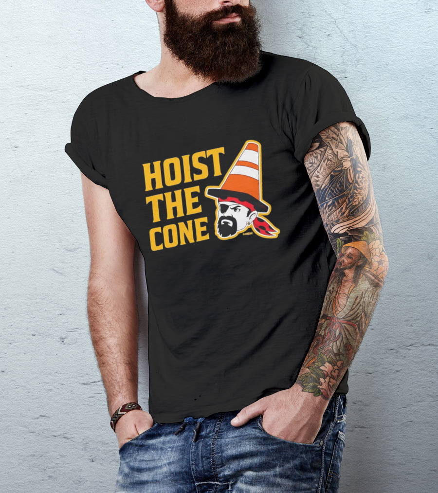 Pittsburgh Pirates Hoist The Cone Traffic Cone Hat Pirate T-Shirt