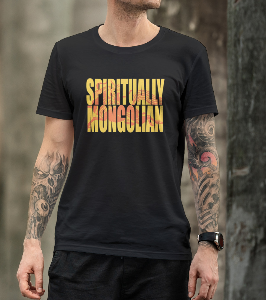 Spiritually Mongolian Traditional Motifs T-Shirt