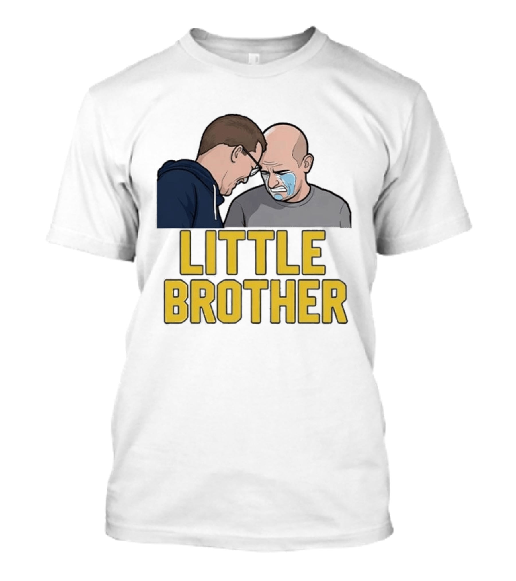 Michigan Wolverines Uconn Huskies Little Brother Crying Dusty May Dan Hurley T-Shirt