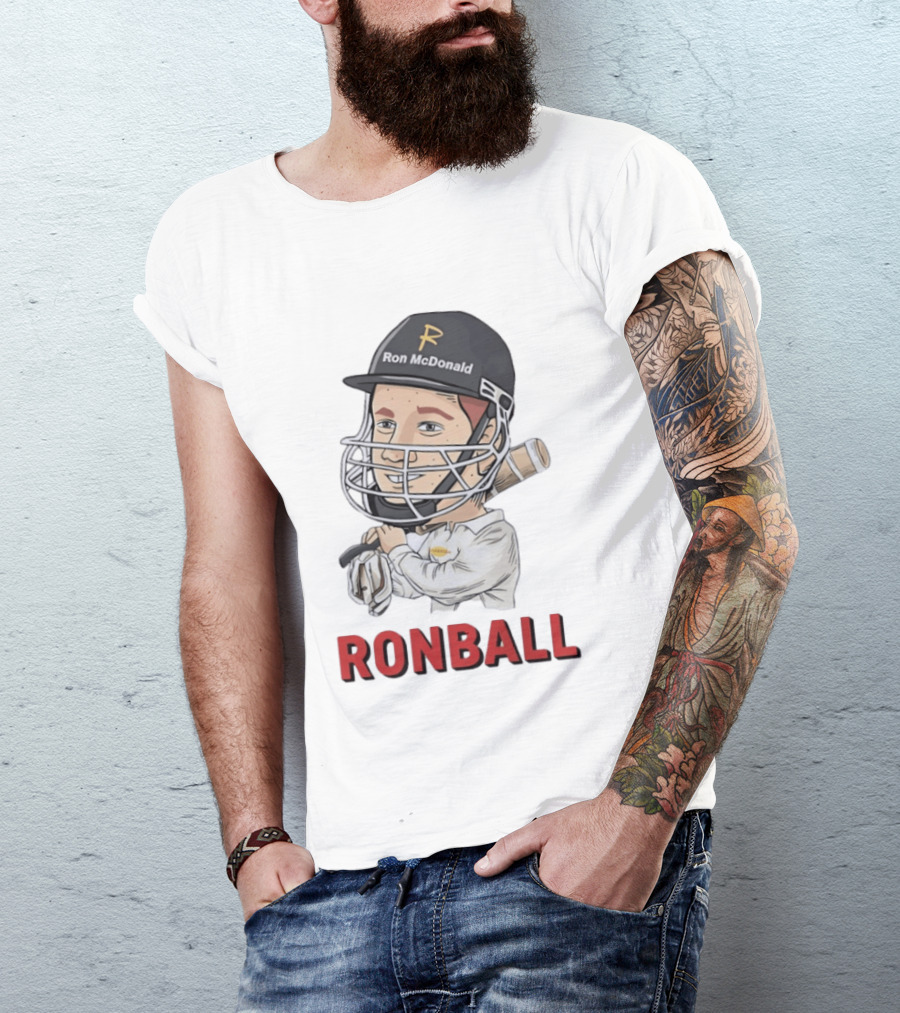 Ron McDonald Cricket Ronball Travis Head T-Shirt