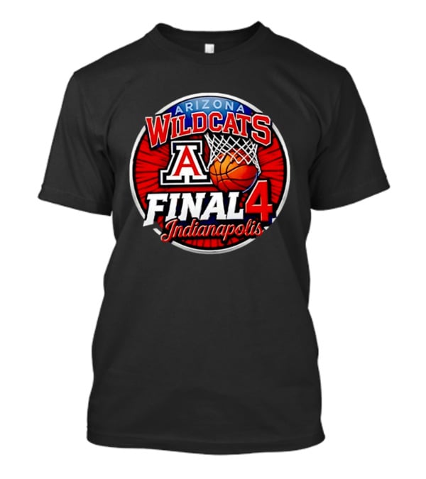 Arizona Wildcats Final 4 Indianapolis Basketball T-Shirt