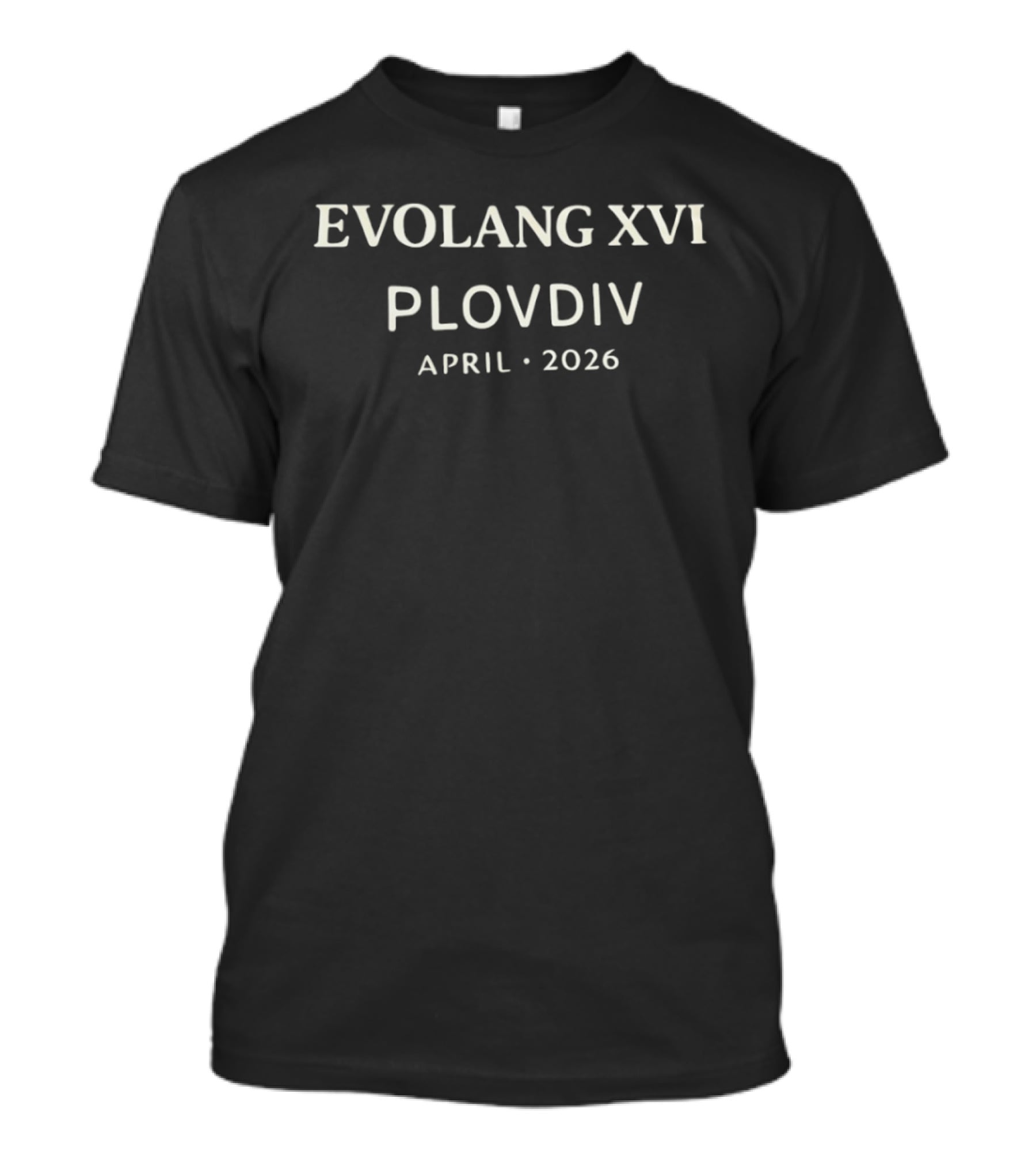 Evolang XVI Plovdiv April 2026 T-Shirt
