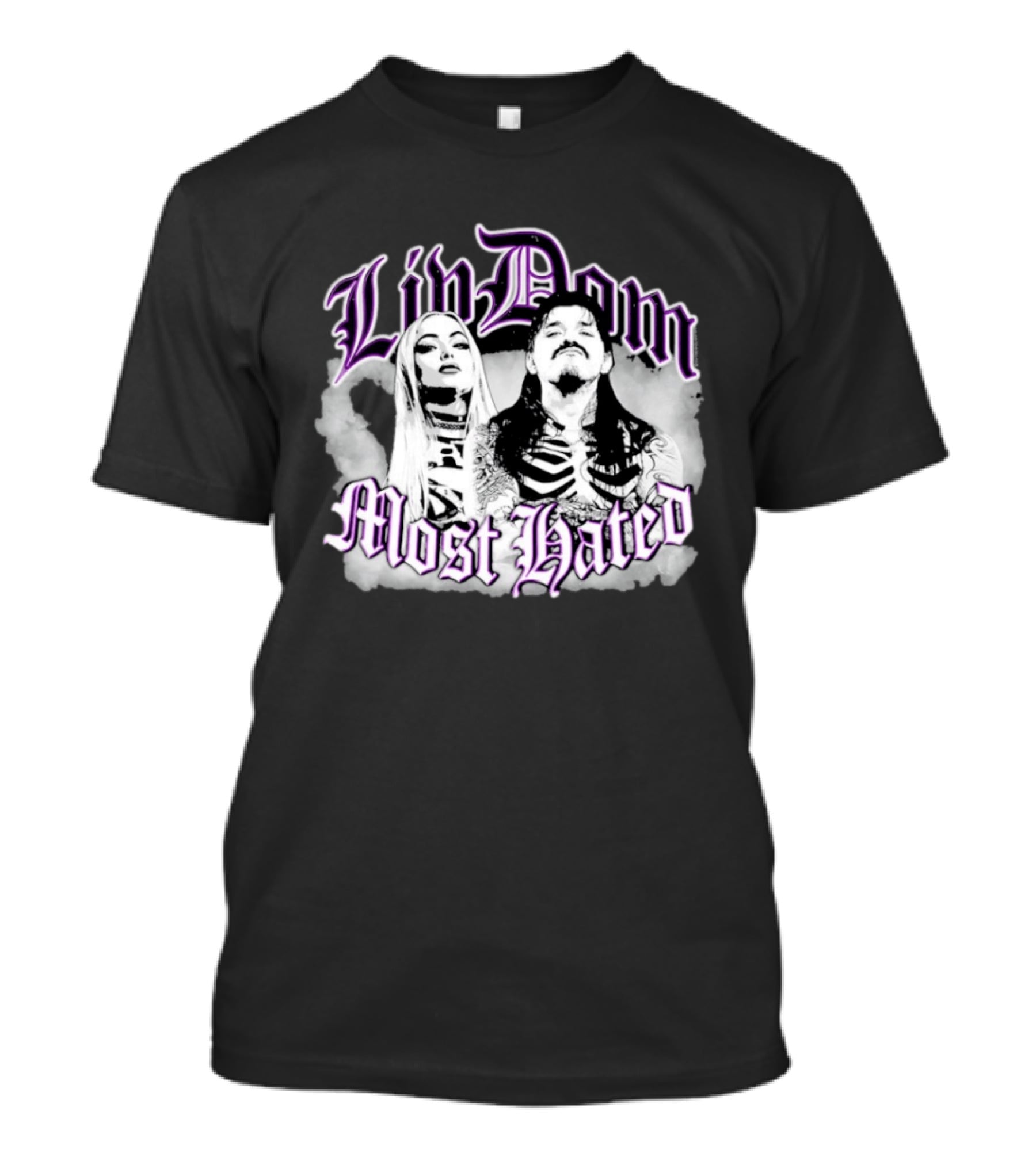 LivDom Most Hated Liv Morgan Dirty Dom Skeleton Tattoos T-Shirt