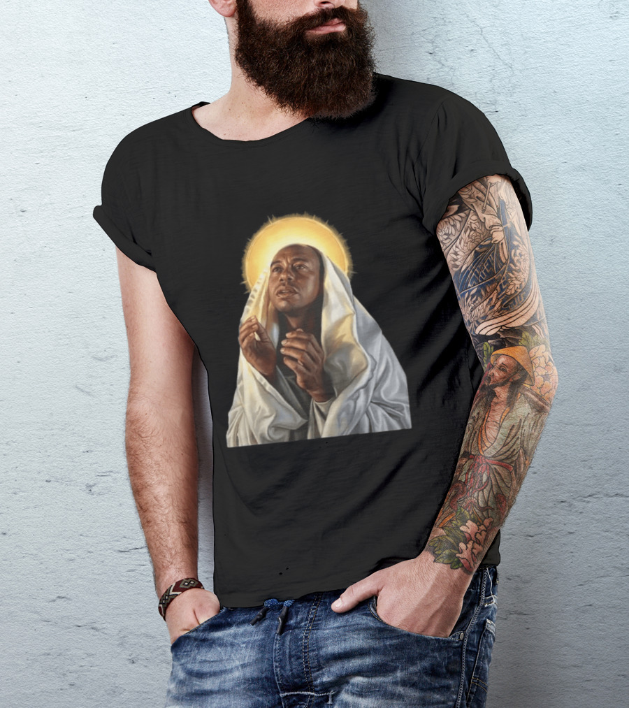 Saint Tiger Woods Shot Halo T-Shirt
