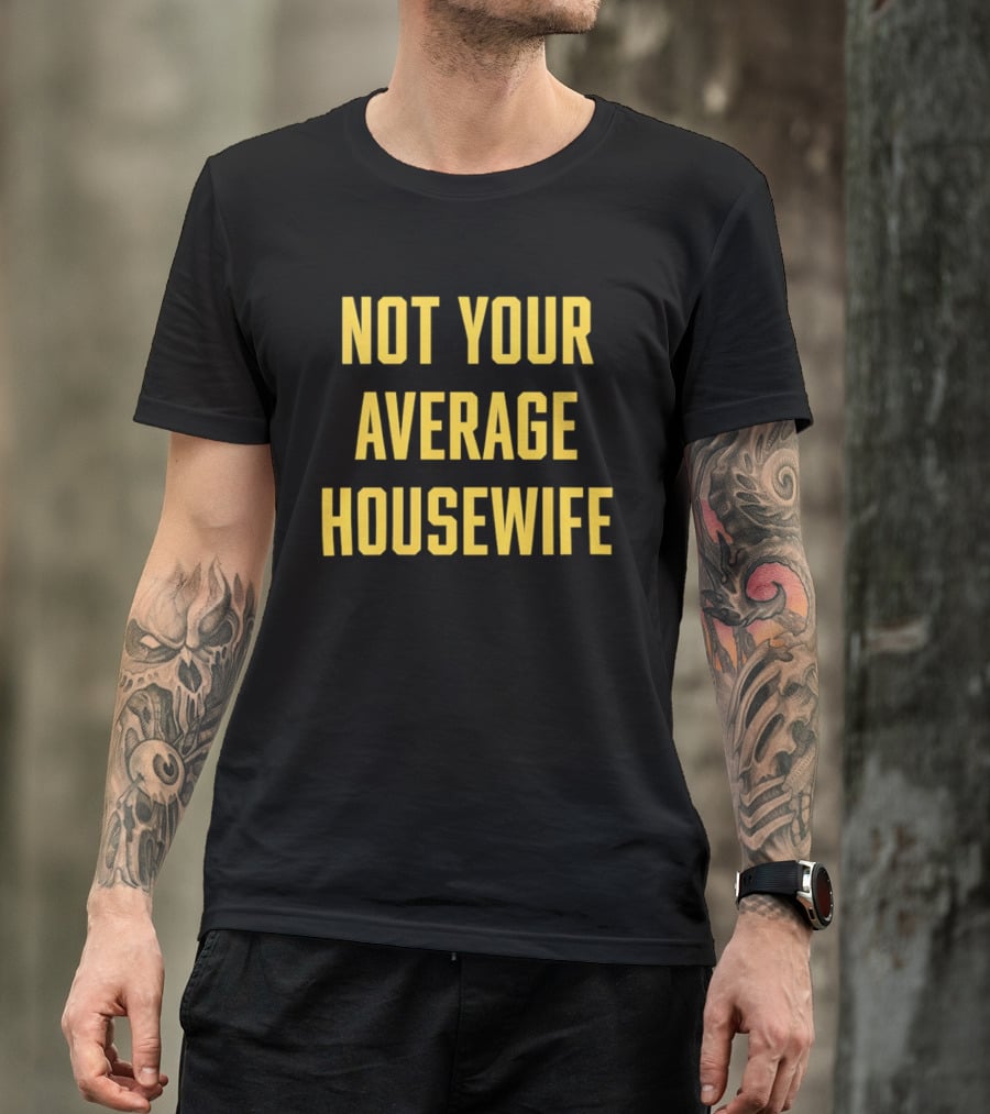 Not Your Average Housewife LSU Bold Yellow T-Shirt