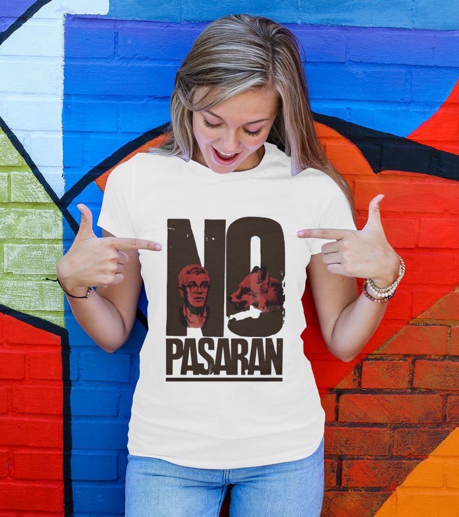 No Pasaran Wolf And Man T-Shirt
