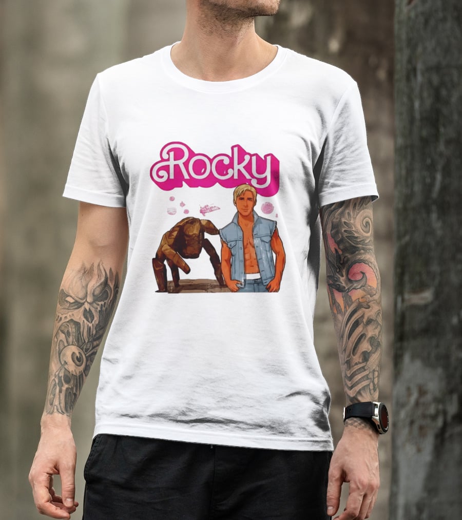 Rocky Project Hail Mary Barbie Mashup Ken Fashion T-Shirt