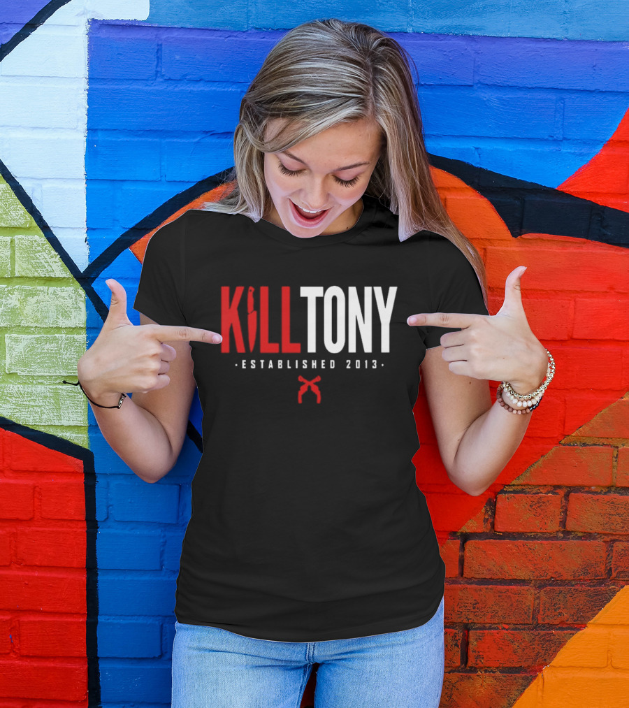 Kill Tony Established 2013 Knife Microphone T-Shirt