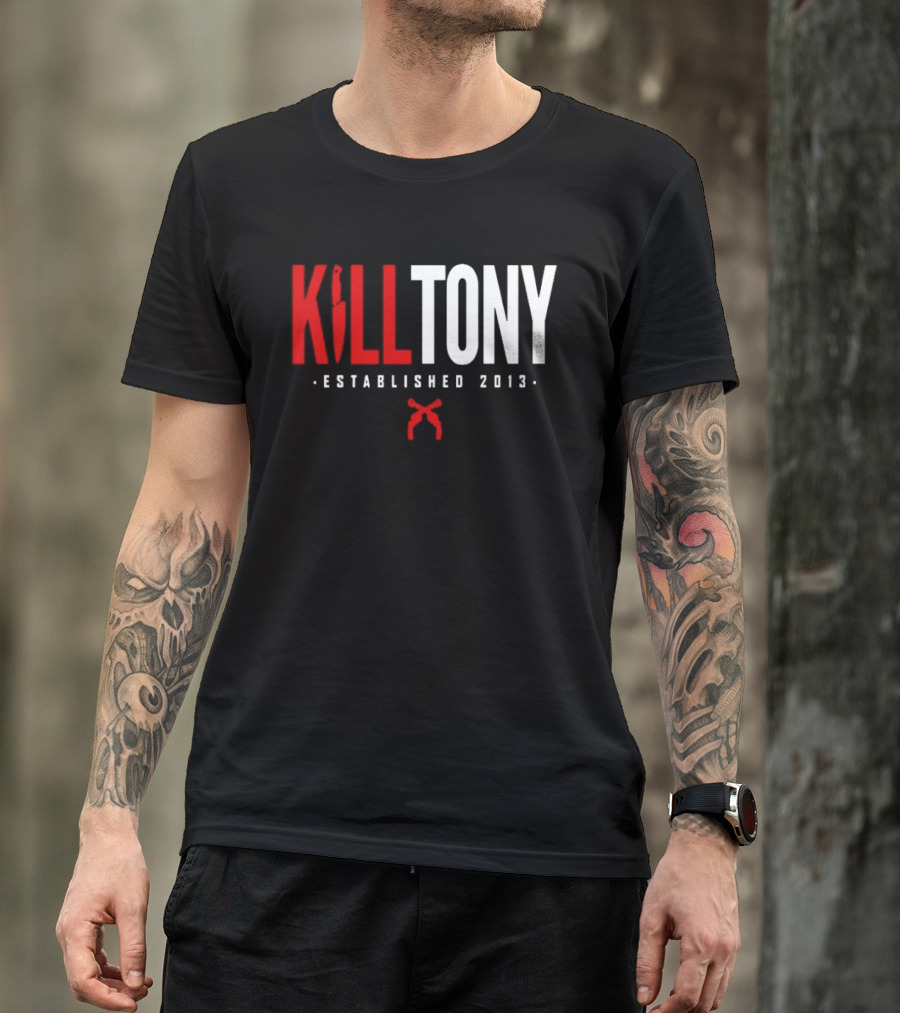 Kill Tony Established 2013 Knife Microphone T-Shirt