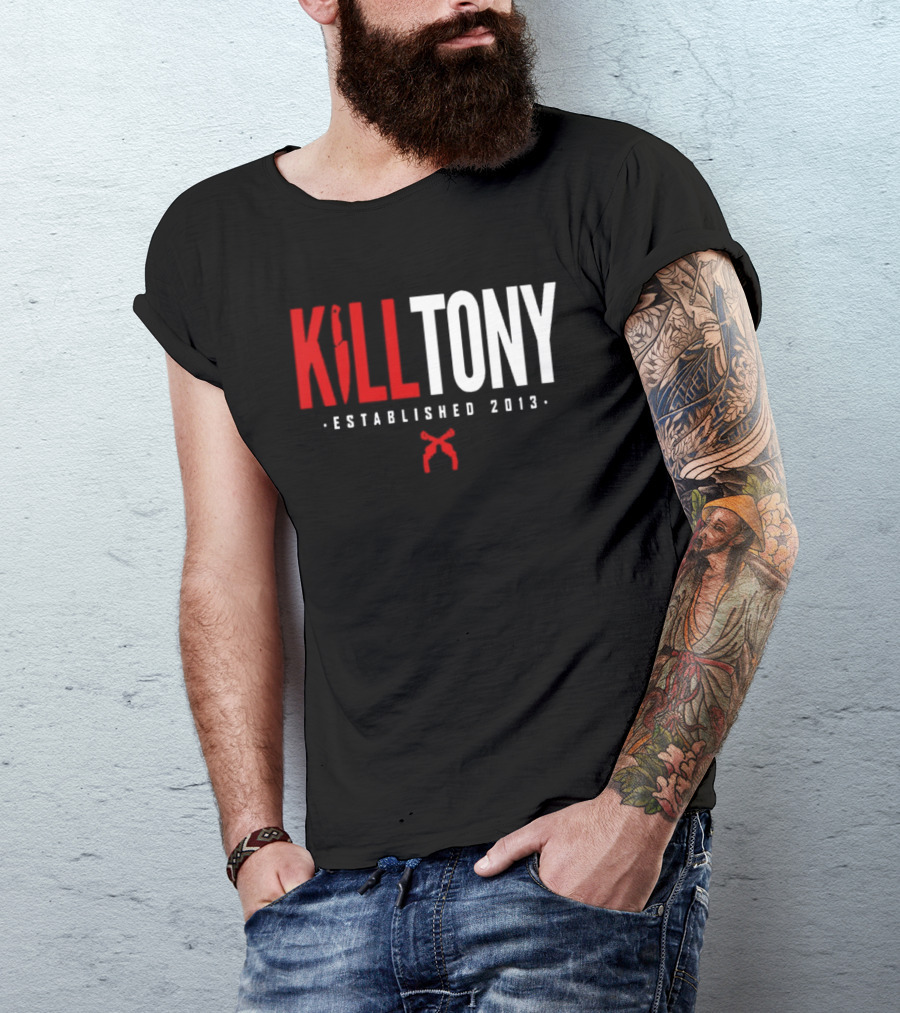 Kill Tony Established 2013 Knife Microphone T-Shirt