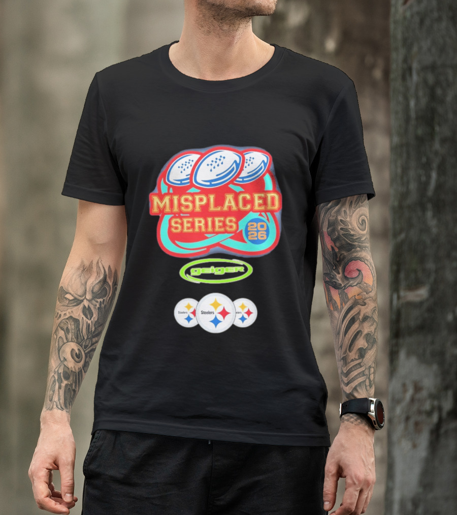 Steelers Misplaced Series 2026 Geiger T-Shirt
