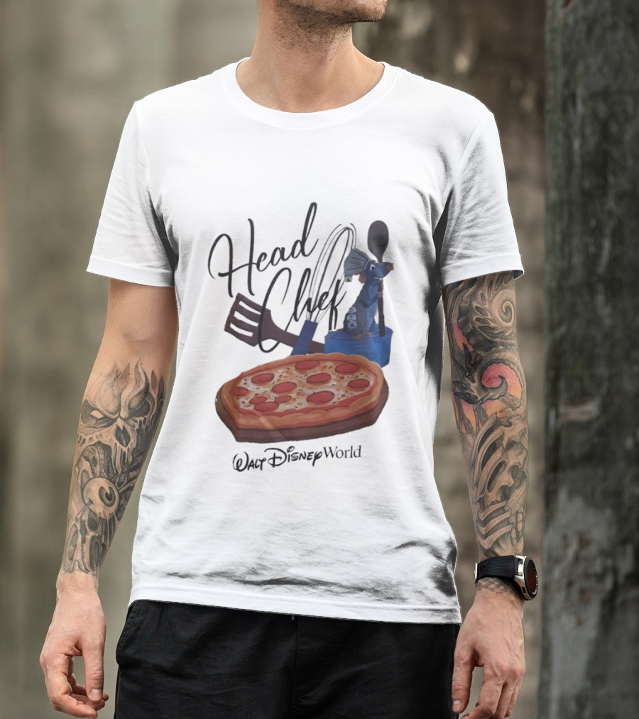 Head Chef Ratatouille Pizza Walt Disney World T-Shirt